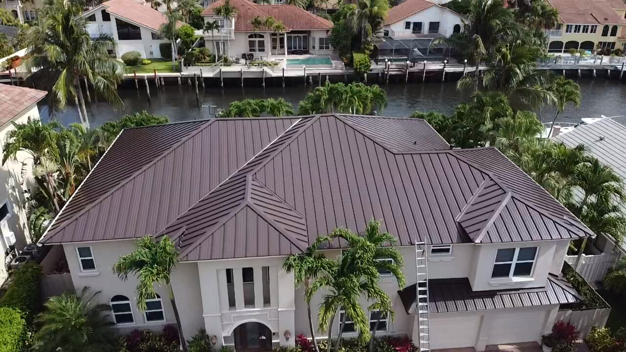 Professional roof replacement by M&M Roofing in Broward County, South Florida