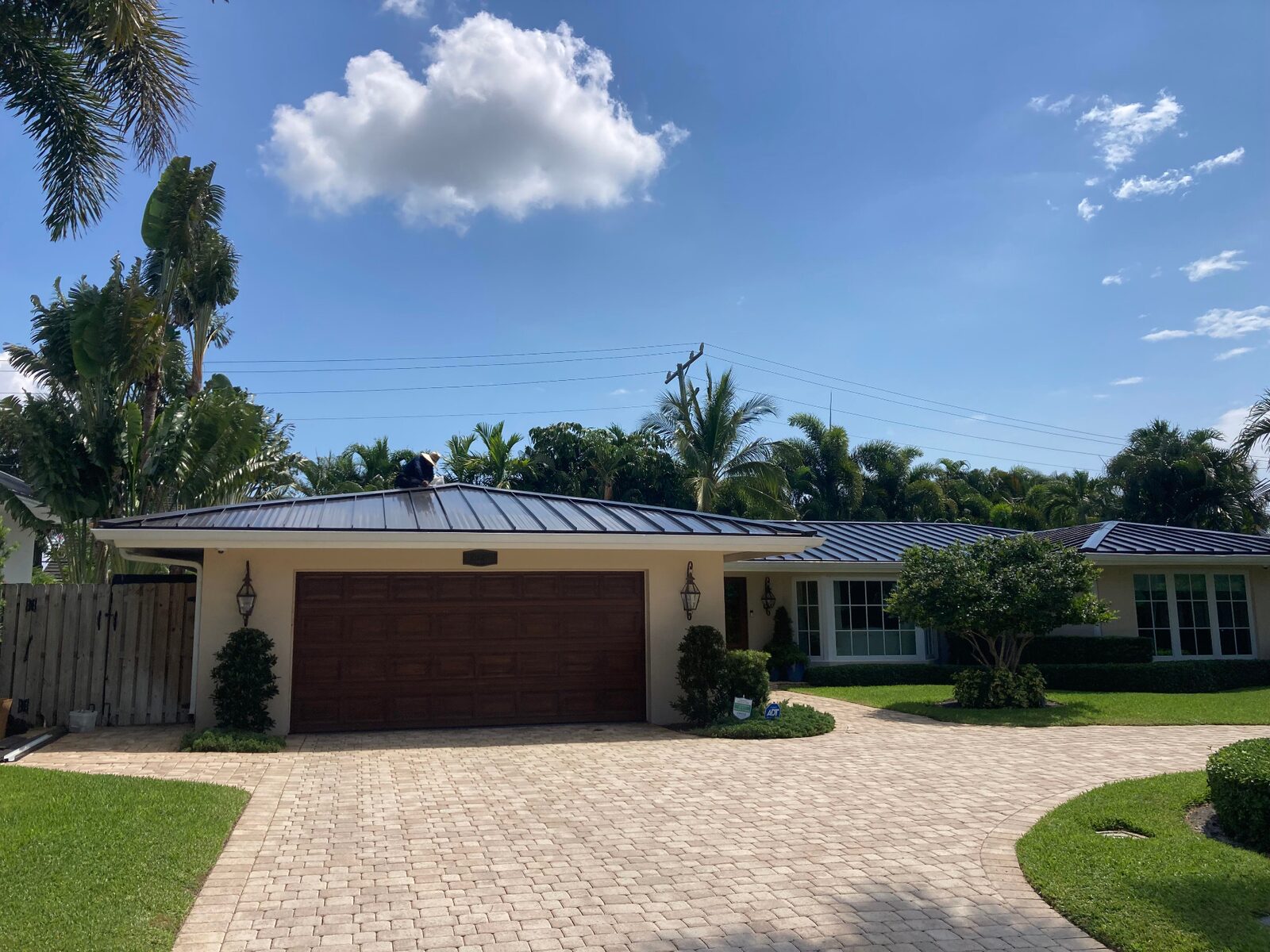 Fort Lauderdale roof repair — before and after storm damage repair by M&M Roofing